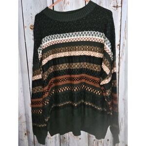 Eclectic Grandpa Unisex Crewneck Sweater 90's Vintage Style Size Medium